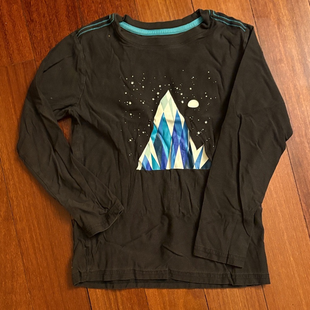 Tea Collection Starry Night Mountain Long Sleeve Tee